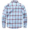 image:imageVATPAVE Boys Flannel Button Down Shirt Casual Long Sleeve Plaid Shirts 614 YearsBlue Pink