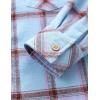 image:imageVATPAVE Boys Flannel Button Down Shirt Casual Long Sleeve Plaid Shirts 614 YearsBlue Pink