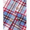 image:imageVATPAVE Boys Flannel Button Down Shirt Casual Long Sleeve Plaid Shirts 614 YearsBlue Red