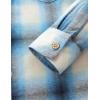 image:imageVATPAVE Boys Flannel Button Down Shirt Casual Long Sleeve Plaid Shirts 614 YearsBlue White