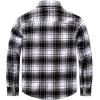 image:imageVATPAVE Boys Flannel Button Down Shirt Casual Long Sleeve Plaid Shirts 614 YearsBrown White