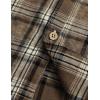 image:imageVATPAVE Boys Flannel Button Down Shirt Casual Long Sleeve Plaid Shirts 614 YearsKhaki