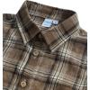 image:imageVATPAVE Boys Flannel Button Down Shirt Casual Long Sleeve Plaid Shirts 614 YearsKhaki