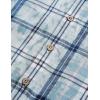 image:imageVATPAVE Boys Flannel Button Down Shirt Casual Long Sleeve Plaid Shirts 614 YearsLight Blue