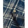 image:imageVATPAVE Boys Flannel Button Down Shirt Casual Long Sleeve Plaid Shirts 614 YearsNavy