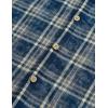 image:imageVATPAVE Boys Flannel Button Down Shirt Casual Long Sleeve Plaid Shirts 614 YearsNavy
