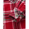 image:imageVATPAVE Boys Flannel Button Down Shirt Casual Long Sleeve Plaid Shirts 614 YearsRed Green
