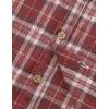 image:imageVATPAVE Boys Flannel Button Down Shirt Casual Long Sleeve Plaid Shirts 614 YearsWinered