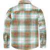 image:imageVATPAVE Boys Flannel Button Down Shirt Casual Long Sleeve Plaid Shirts 614 YearsYellow Green