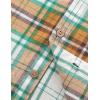 image:imageVATPAVE Boys Flannel Button Down Shirt Casual Long Sleeve Plaid Shirts 614 YearsYellow Green