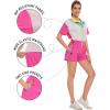 image:imageUOUA 80s Outfit Women 90s Jumpsuit Costume OnePiece Workout Track Suit Party Retro ClothingGreenish Print
