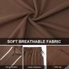 image:imageUOUA Plus Size Womens 2 Piece Sweatsuits Outfits Zip Up Jackets amp Wide Leg Sweatpants Casual Loungewear Tracksuit SetsBrown