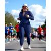 image:imageUOUA Two Piece Outfits Women Tracksuit Sets Long Sleeve Zip Up Jacket amp Leggings for Gym Workout SetNavy