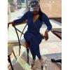 image:imageUOUA Two Piece Outfits Women Tracksuit Sets Long Sleeve Zip Up Jacket amp Leggings for Gym Workout SetNavy