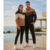 image:imageUOUA Womens 2 Piece Set Tracksuit Long Sleeve Zip Jacket amp Jogger Pants Workout Lounge Casual Outfit SweatsuitsKhaki
