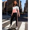image:imageUOUA Womens 2 Piece Set Tracksuit Long Sleeve Zip Jacket amp Jogger Pants Workout Lounge Casual Outfit SweatsuitsPink