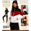 image:imageUOUA Womens 2 Piece Set Tracksuit Long Sleeve Zip Jacket amp Jogger Pants Workout Lounge Casual Outfit SweatsuitsRed