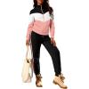 image:imageUOUA Womens 2 Piece Set Tracksuit Long Sleeve Zip Jacket amp Jogger Pants Workout Lounge Casual Outfit SweatsuitsPink