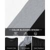 image:imageUOUA Mens 2 Piece Sweatsuits Outfits Color Block Loungewear amp Joggers Sweatpants Casual Track Suits SetBlackblockgrey