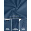 image:imageUOUA Mens 2 Piece Sweatsuits Outfits Short Sleeve Pullover Loungewear amp Joggers Sweatpants Summer Casual Track Suits Set Blue M 3XL