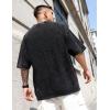 image:imageUOUA Mens Graphic Tees Vintage Oversized TShirts Casual Acid Wash Cotton Streetwear S2XLBonewingsblack