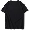 image:imageUOUA Mens Graphic Tees Vintage TShirts Oversized Letter Print Casual Crewneck Cotton Top Short Sleeve Rapper StreetwearPlain Black