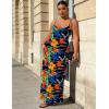 image:imageUOUA Hawaiian Dresses Women Plus Size Luau Party Sundress Summer Maxi Tropical Boho Beach DressBold Floral