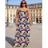 image:imageUOUA Hawaiian Dresses Women Plus Size Luau Party Sundress Summer Maxi Tropical Boho Beach DressHibiscus Flamingo