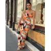 image:imageUOUA Hawaiian Dresses Women Plus Size Luau Party Sundress Summer Maxi Tropical Boho Beach DressMashup Leopard