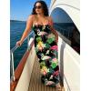 image:imageUOUA Hawaiian Dresses Women Plus Size Luau Party Sundress Summer Maxi Tropical Boho Beach DressPineapple Flamingo