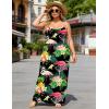 image:imageUOUA Hawaiian Dresses Women Plus Size Luau Party Sundress Summer Maxi Tropical Boho Beach DressPineapple Flamingo