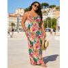image:imageUOUA Hawaiian Dresses Women Plus Size Luau Party Sundress Summer Maxi Tropical Boho Beach DressPink Leopard