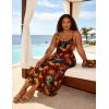 image:imageUOUA Hawaiian Dresses Women Plus Size Luau Party Sundress Summer Maxi Tropical Boho Beach DressSwirl Tiedye