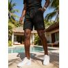 image:imageUOUA Mens Shorts Set 2 Piece Summer Outfits Casual Vacation TracksuitsBlack