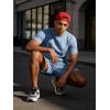 image:imageUOUA Mens Shorts Set 2 Piece Summer Outfits Casual Vacation TracksuitsDenim Blue