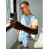image:imageUOUA Mens Shorts Set 2 Piece Summer Outfits Casual Vacation TracksuitsLight Blue