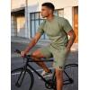 image:imageUOUA Mens Shorts Set 2 Piece Summer Outfits Casual Vacation TracksuitsLight Green