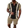 Black Stripe Khaki