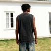 image:imageUOUA Mens Graphic Tank Tops Washed Sleeveless Tee Shirts Summer Vintage Cotton Streetwear S2XLBonewingsblack