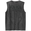 image:imageUOUA Mens Graphic Tank Tops Washed Sleeveless Tee Shirts Summer Vintage Cotton Streetwear S2XLBonewingsblack