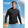 image:imageBoladeci Mens UPF 50 Sun Protection Hoodie Shirts Lightweight Long Sleeve Rash Guard Fishing Swim ShirtsBlack