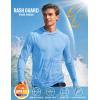 image:imageBoladeci Mens UPF 50 Sun Protection Hoodie Shirts Lightweight Long Sleeve Rash Guard Fishing Swim ShirtsBlue