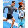 image:imageBoladeci Mens UPF 50 Sun Protection Hoodie Shirts Lightweight Long Sleeve Rash Guard Fishing Swim ShirtsNavy Blue