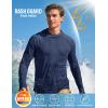 image:imageBoladeci Mens UPF 50 Sun Protection Hoodie Shirts Lightweight Long Sleeve Rash Guard Fishing Swim ShirtsNavy Blue