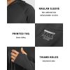 image:imageBoladeci Mens UPF 50 Sun Protection Lightweight Hoodie Shirts Long Sleeve Fishing Shirt SPF UV Hiking SwimBlack