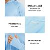 image:imageBoladeci Mens UPF 50 Sun Protection Lightweight Hoodie Shirts Long Sleeve Fishing Shirt SPF UV Hiking SwimBlue