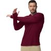 image:imageBoladeci Mens UPF 50 Sun Protection Lightweight Hoodie Shirts Long Sleeve Fishing Shirt SPF UV Hiking SwimBurgundy