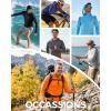 image:imageBoladeci Mens UPF 50 Sun Protection Lightweight Hoodie Shirts Long Sleeve Fishing Shirt SPF UV Hiking SwimDusty Pink