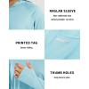 image:imageBoladeci Mens UPF 50 Sun Protection Lightweight Hoodie Shirts Long Sleeve Fishing Shirt SPF UV Hiking SwimLake Blue