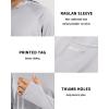 image:imageBoladeci Mens UPF 50 Sun Protection Lightweight Hoodie Shirts Long Sleeve Fishing Shirt SPF UV Hiking SwimLight Gray